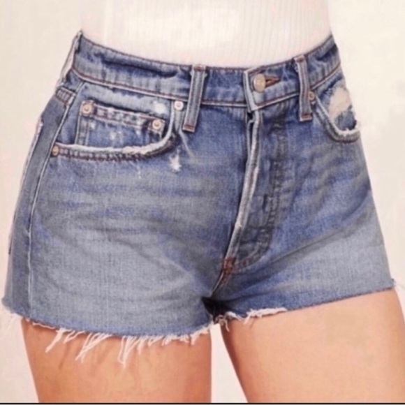 Reformation Dixie High Rise Jean Shorts Size 31 - Picture 2 of 8